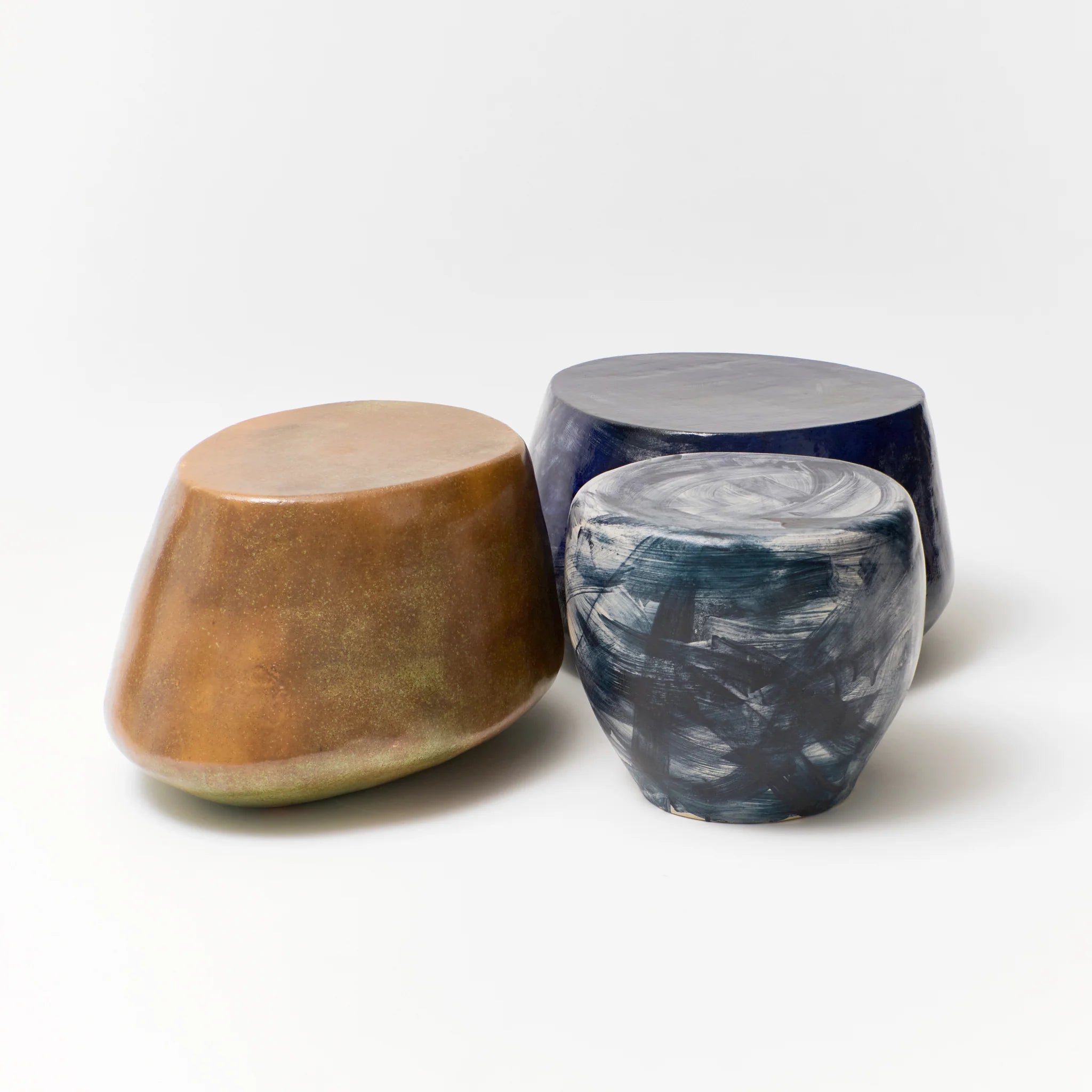 Ensemble de Tables Basses en Céramique - Maison Caldeira