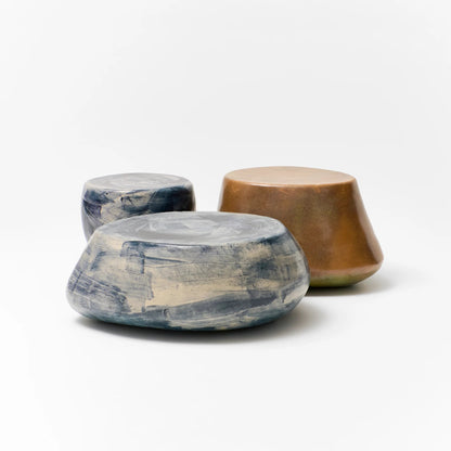 Ensemble de tables basses en céramique Projects 213A pour salon design contemporain