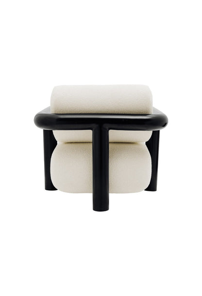 Fauteuil Claude Acier Noir - Maison Caldeira