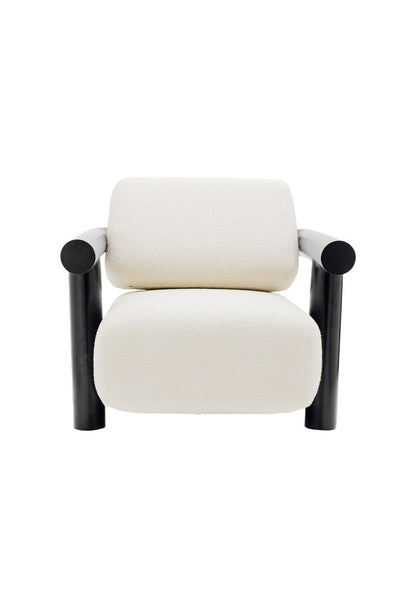 Fauteuil Claude Acier Noir - Maison Caldeira