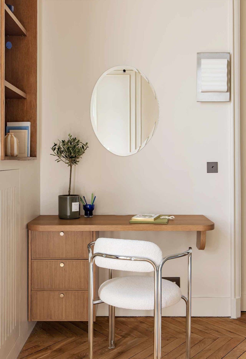 Fauteuil Hortense - Acier Chromé - Maison Caldeira
