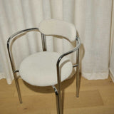 Fauteuil Hortense - Acier Chromé - Maison Caldeira