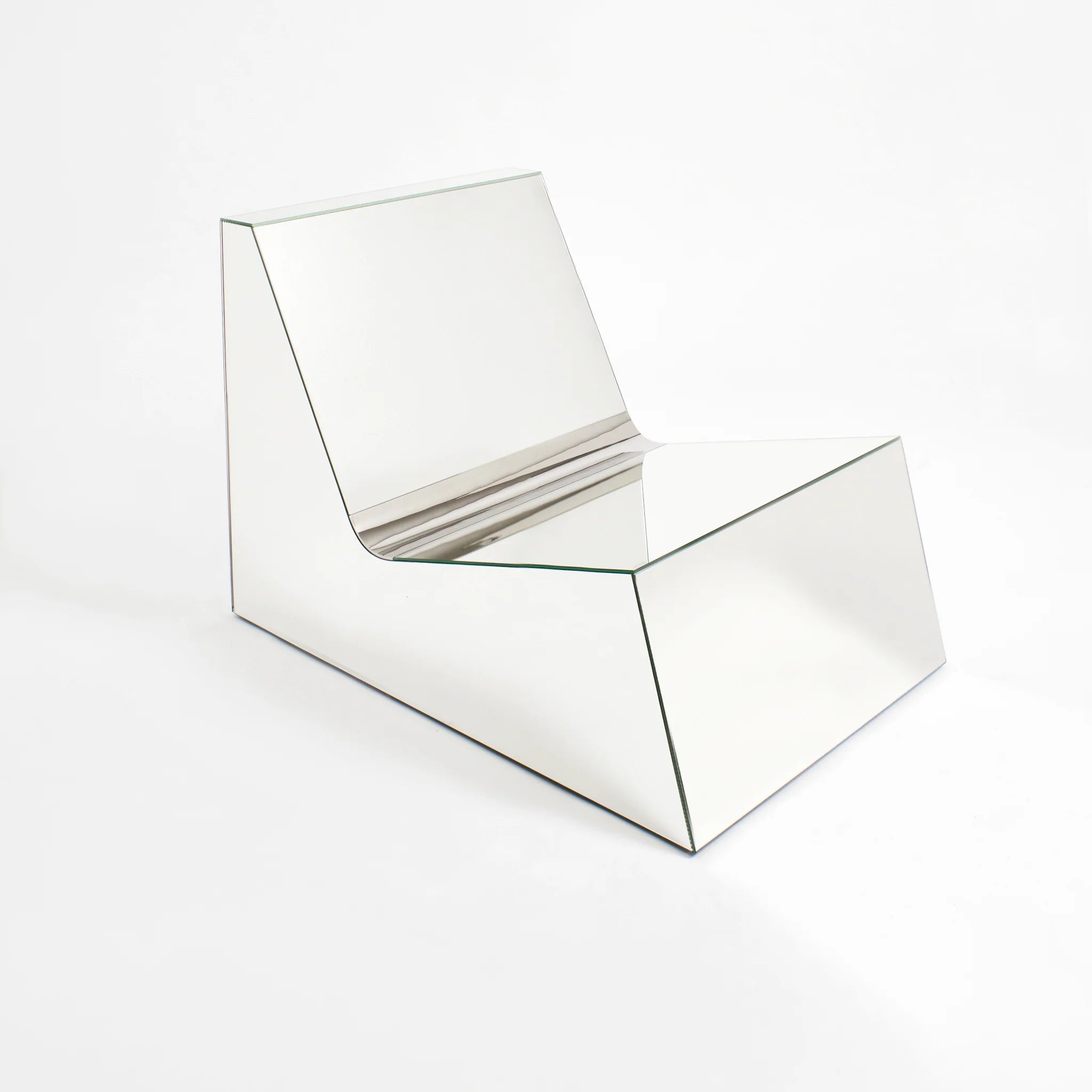 Fauteuil Mirror Lounge Chair – Structure Recouverte de Verre Miroir - Maison Caldeira