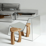Fauteuil Mirror Lounge Chair – Structure Recouverte de Verre Miroir - Maison Caldeira