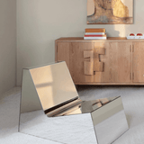 Fauteuil Mirror Lounge Chair – Structure Recouverte de Verre Miroir - Maison Caldeira