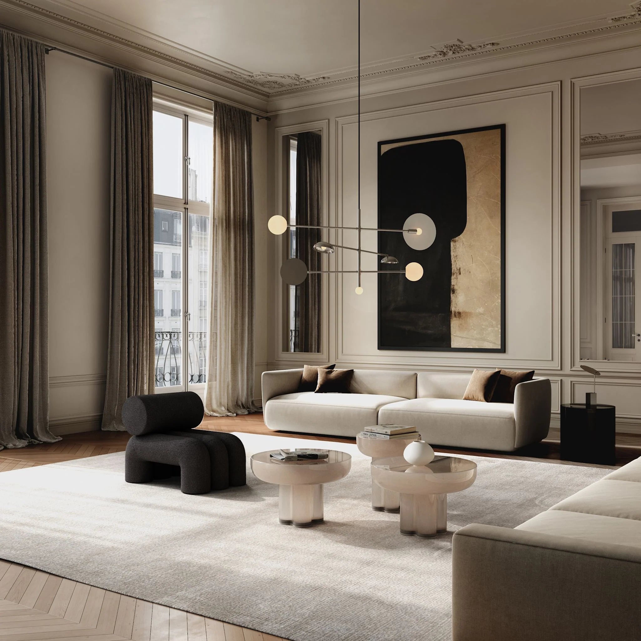 Petite table basse Crown - Smoked Desert - 101 copenhagen - Scandinave - Maison Caldeira