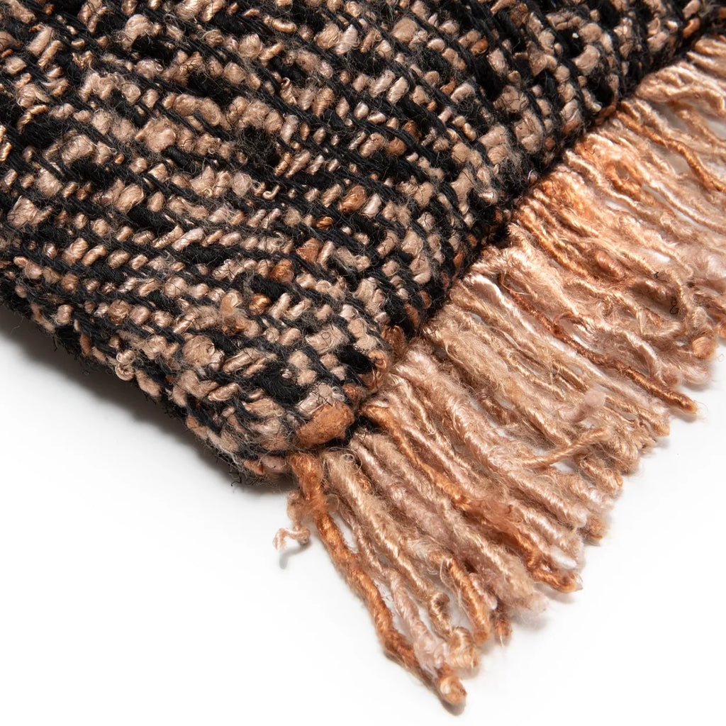 Housse de coussin De Oh My Gee - Noir Cuivre - 30x50 - Bazar Bizar - Méditerranée - Maison Caldeira