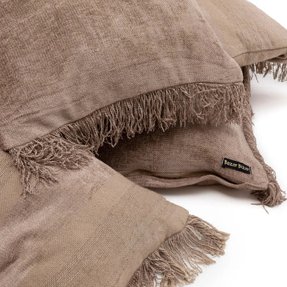 Housse de coussin Oh My Gee - Velours béton - 30x50 - Bazar Bizar - Méditerranée - Maison Caldeira