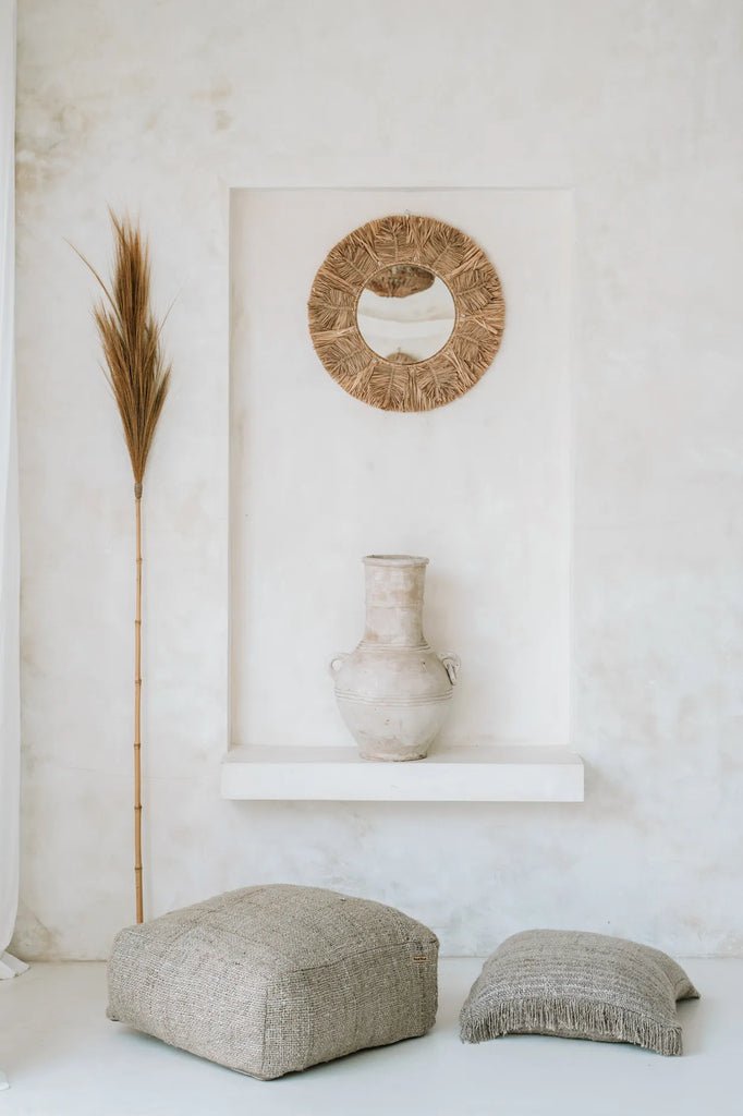 Housse de coussin Oh My Gee - Beige - 60x60 - Bazar Bizar - Méditerranée - Maison Caldeira