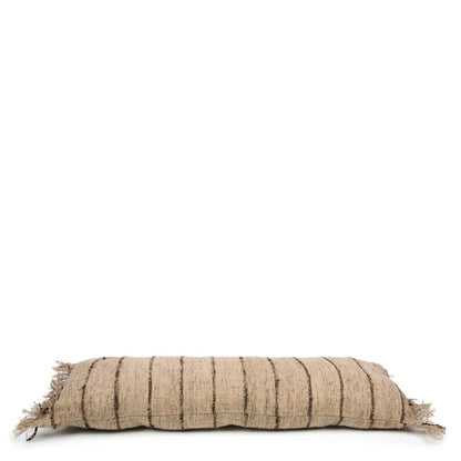 La housse de coussin Oh My Gee - Beige Noir - 35x100 - Bazar Bizar - Méditerranée - Maison Caldeira