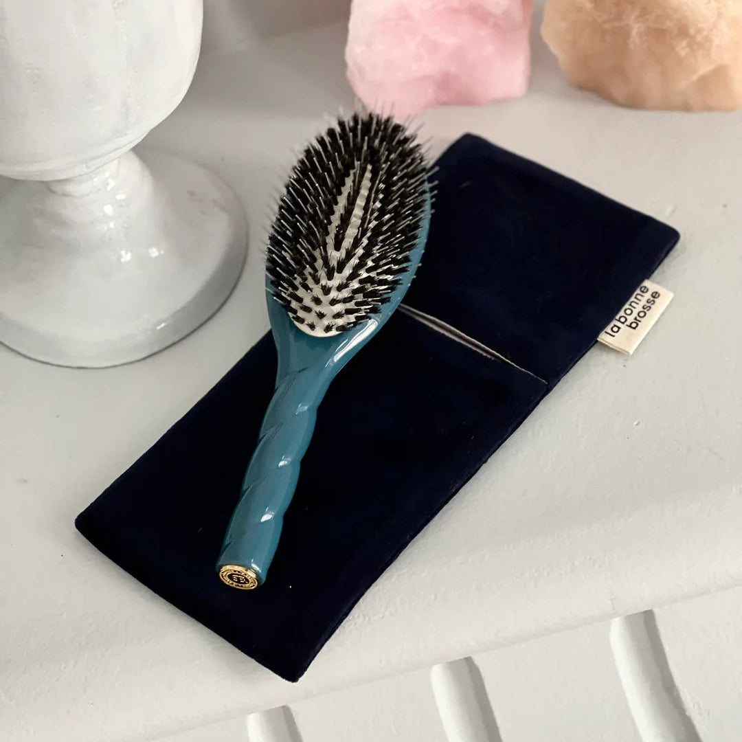 La Pochette "Grande Brosse" Bleu Nuit - Maison Caldeira