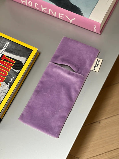 Pochette pour la grande brosse- Rose Lilas - La bonne brosse - Maison Caldeira
