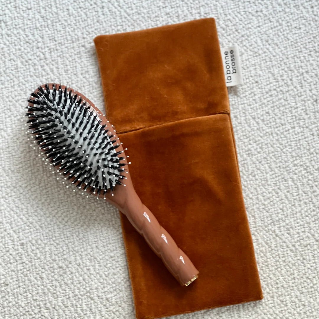 La Pochette "Grande Brosse" Terracotta - Maison Caldeira