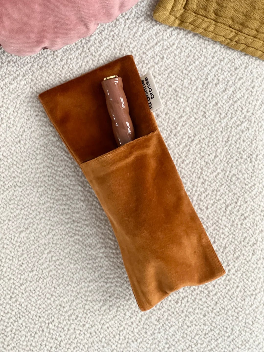 La Pochette "Petite Brosse" Terracotta - Maison Caldeira