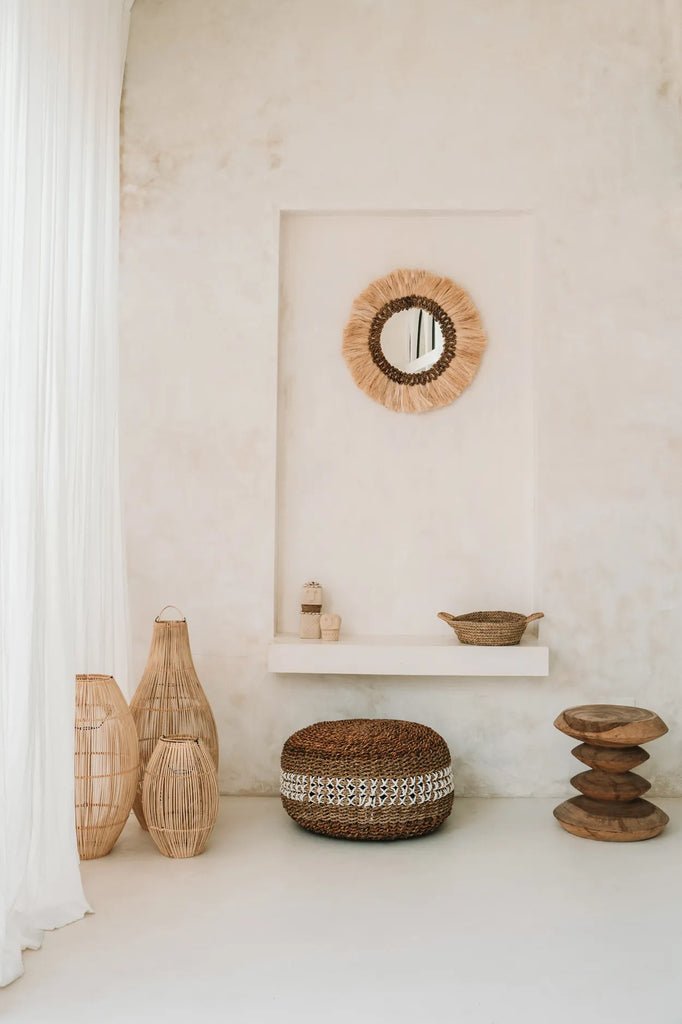 La suspension Zuri - Naturel - S - Bazar Bizar - Méditerranée - Maison Caldeira