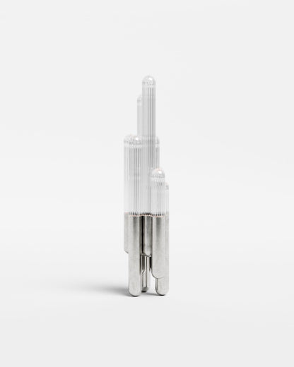 Luminaire sculptural cactus design, signé Mickael Koska