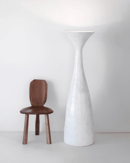 Lampadaire Melides N°1 en Céramique Blanc Cassé - Projects123A - Méditerranée - Maison Caldeira