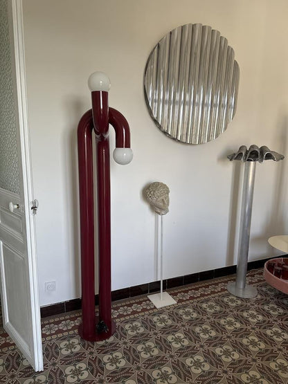 Lampadaire Grande Modulation - Bordeaux - Axel Chay - Design Contemporain - Maison Caldeira
