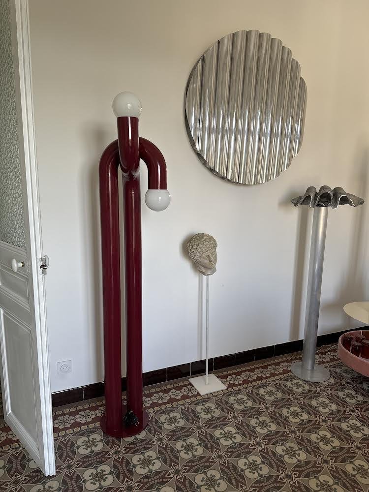 Lampadaire Grande Modulation - Bordeaux - Axel Chay - Design Contemporain - Maison Caldeira