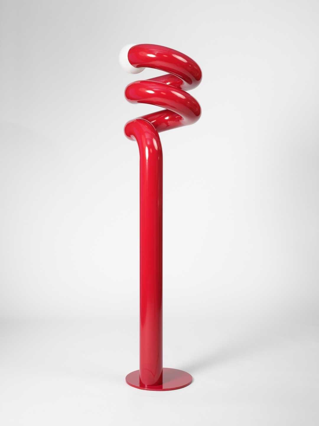 Lampadaire Ressort - Rouge - Maison Caldeira