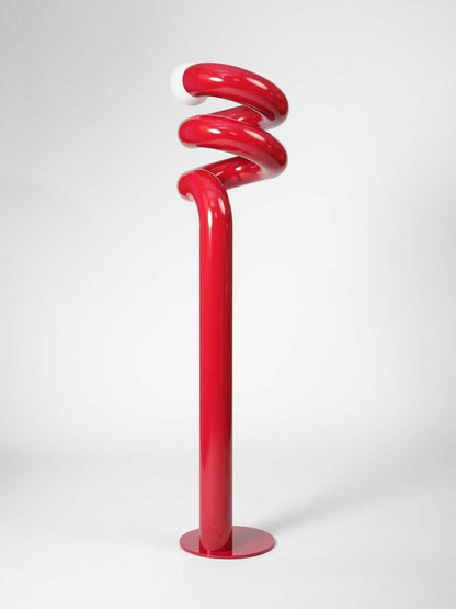 Lampadaire Ressort - Rouge - Axel Chay - Design Contemporain - Maison Caldeira