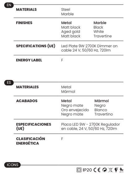 Lampe à poser Dussa - Aromas del campo - Caldeira