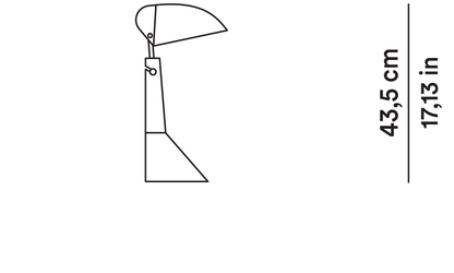 Lampe à poser E63 par Umberto Riva - Maison Caldeira