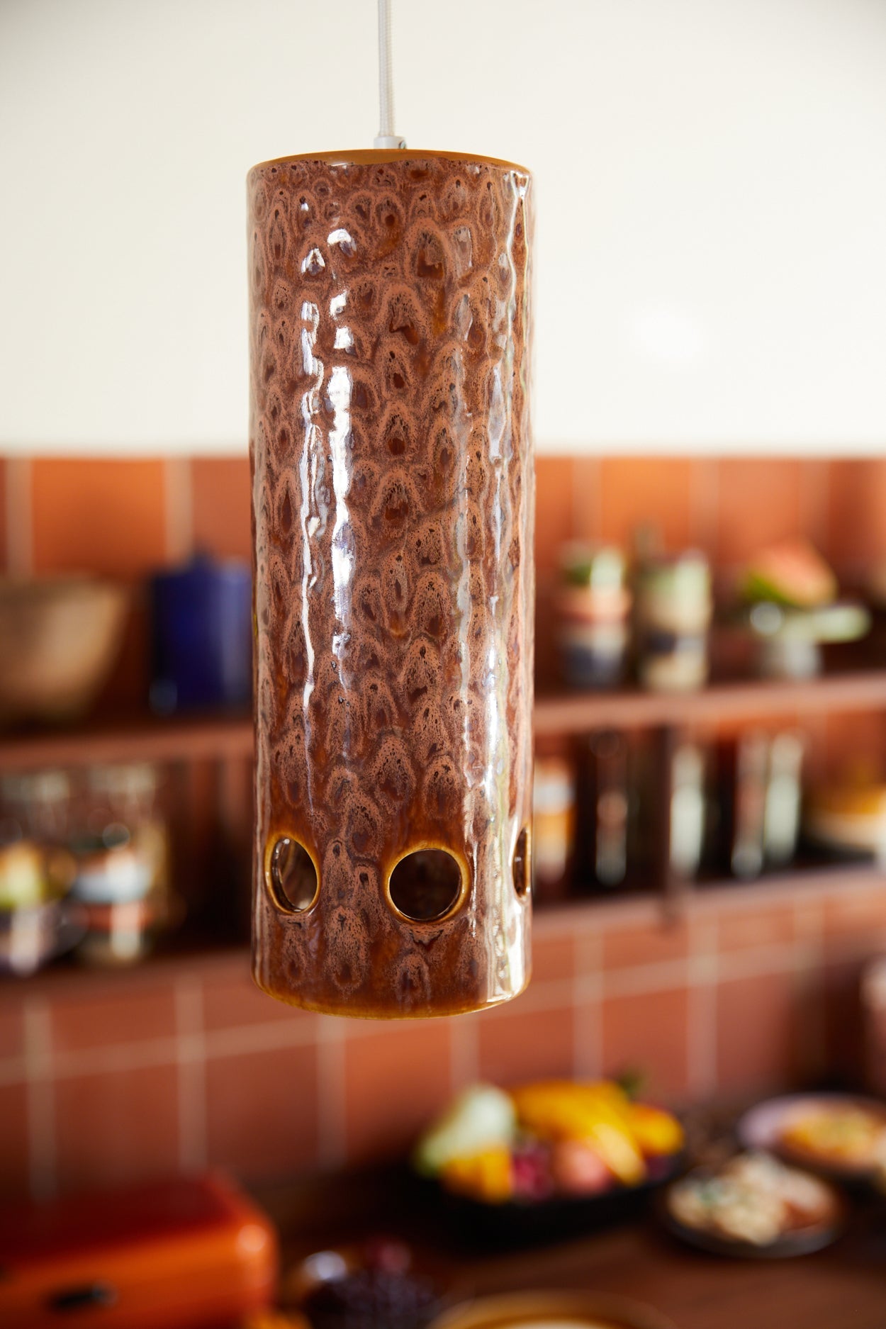Lampe à suspension en céramique - Maison Caldeira
