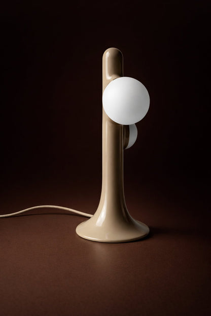 Lampe de chevet Prickly Pear - Laque Beige - Michaël Koska - Caldeira