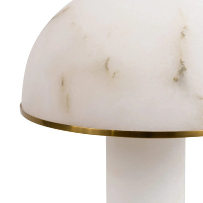 Lampe de table Aragon en albâtre et laiton – Sculpture lumineuse design | Caldeira - Caldeira