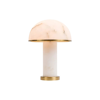 Lampe de table Aragon en albâtre et laiton – Sculpture lumineuse design | Caldeira - Caldeira