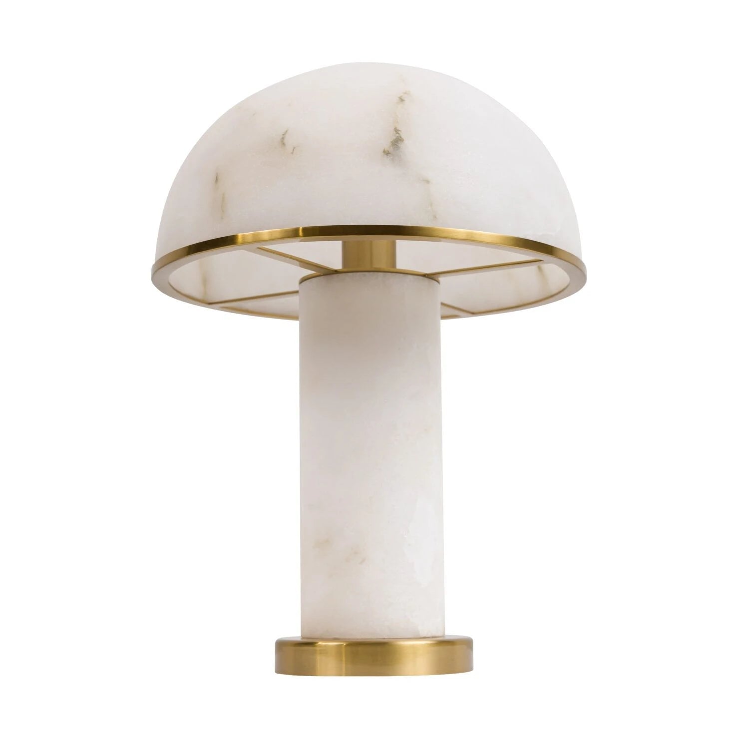 Lampe de table Aragon en albâtre et laiton – Sculpture lumineuse design | Caldeira - Caldeira