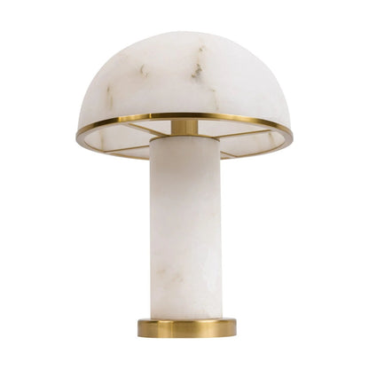 Lampe de table Aragon en albâtre et laiton – Sculpture lumineuse design | Caldeira - Caldeira