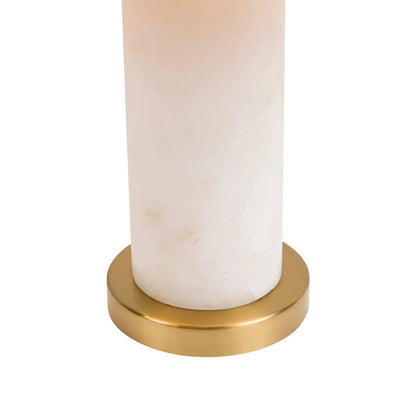Lampe de table Aragon en albâtre et laiton – Sculpture lumineuse design | Caldeira - Caldeira