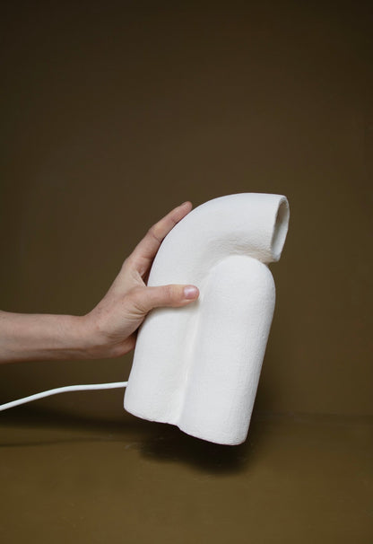 Lampe de table Nour en grès chamotté - Alice Lahana - Méditerranée - Maison Caldeira