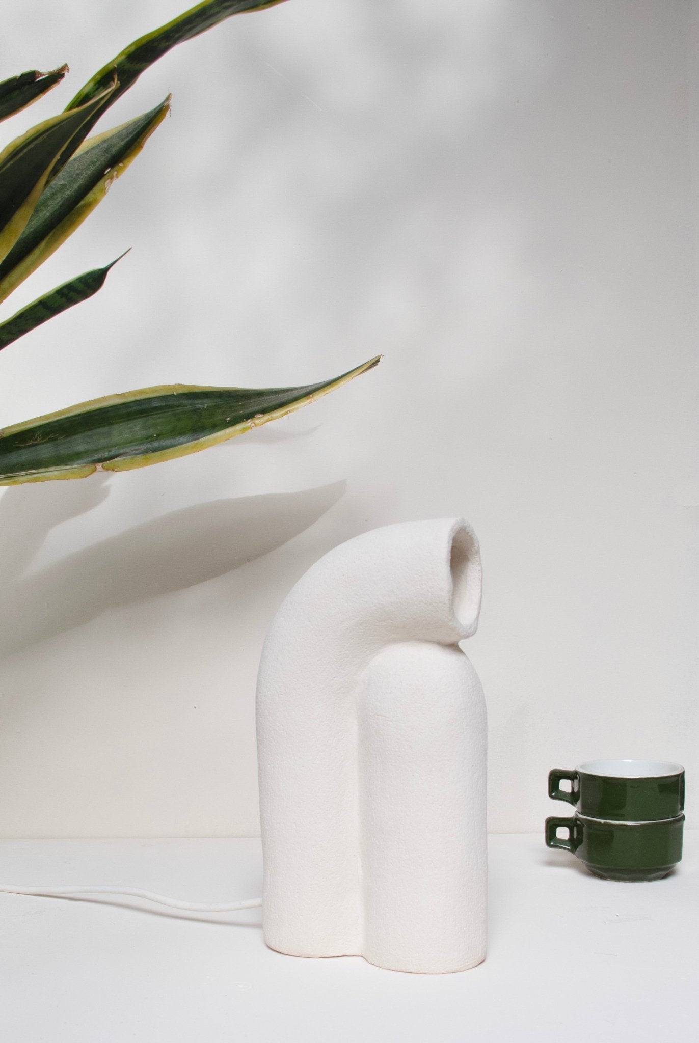 Lampe de table Nour en grès chamotté - Alice Lahana - Méditerranée - Maison Caldeira