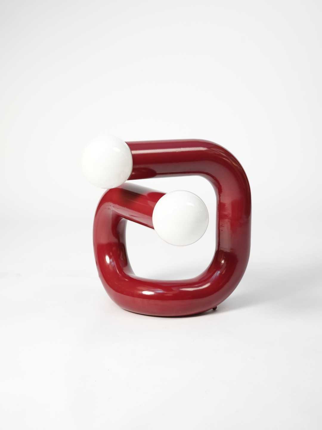 Lampe de table Sphinx - Bordeaux - Axel Chay - Design Contemporain - Maison Caldeira