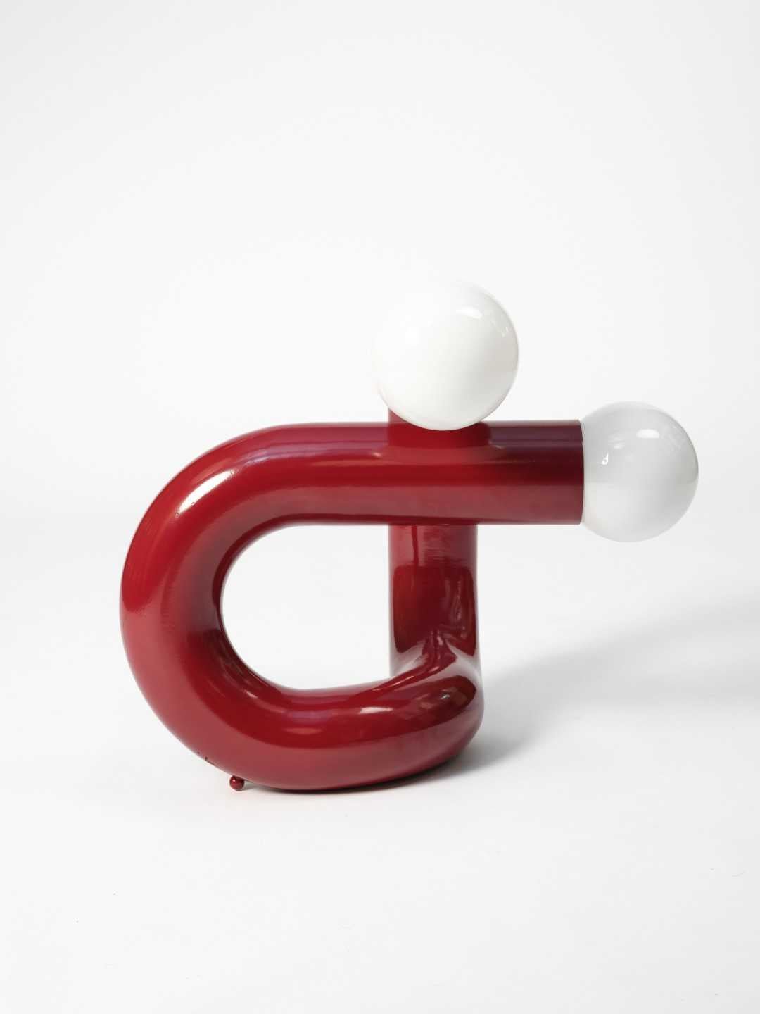 Lampe de table Sphinx - Bordeaux - Axel Chay - Design Contemporain - Maison Caldeira