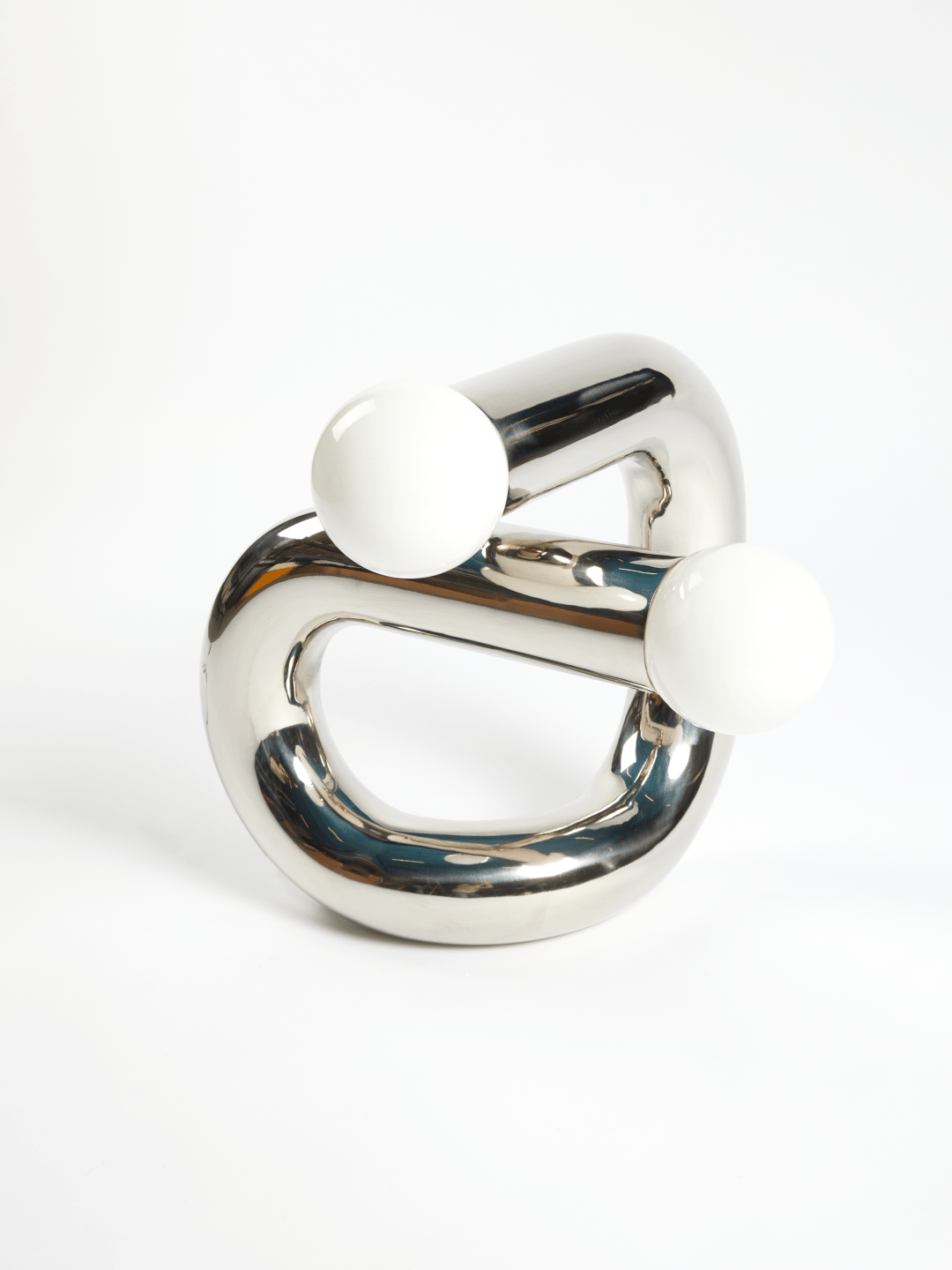 Lampe de table Sphinx - Chrome - Axel Chay - Design Contemporain - Maison Caldeira