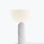 Lampe Kizu x marbre Blanc - LARGE - Maison Caldeira