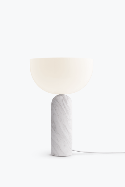Lampe Kizu x marbre Blanc - LARGE - New works - Scandinave - Maison Caldeira