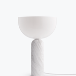 Lampe Kizu x marbre Blanc - LARGE - Maison Caldeira