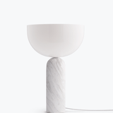 Lampe Kizu x marbre Blanc - LARGE - Maison Caldeira