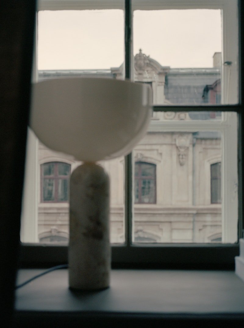 Lampe Kizu x marbre Breccia - LARGE - New works - Scandinave - Maison Caldeira