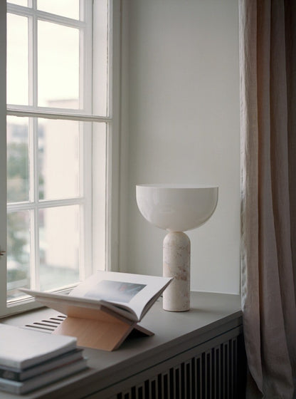 Lampe Kizu x marbre Breccia - LARGE - New works - Scandinave - Maison Caldeira