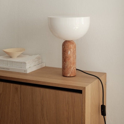 Lampe Kizu x marbre Breccia Pernice - SMALL - New works - Scandinave - Maison Caldeira