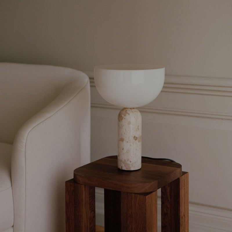 Lampe Kizu x marbre Breccia - SMALL - Maison Caldeira