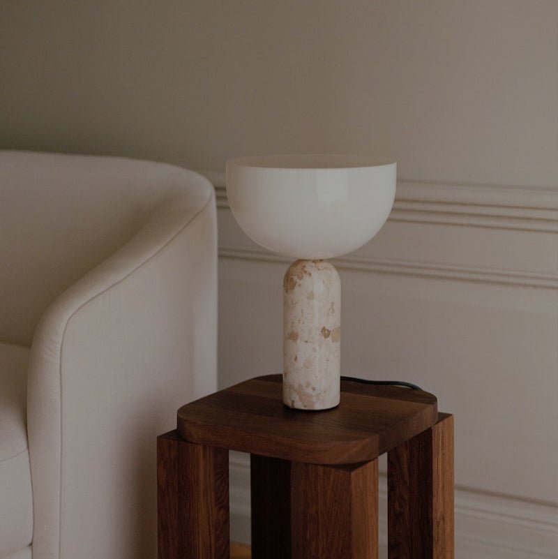 Lampe Kizu x marbre Breccia - SMALL - New works - Scandinave - Maison Caldeira
