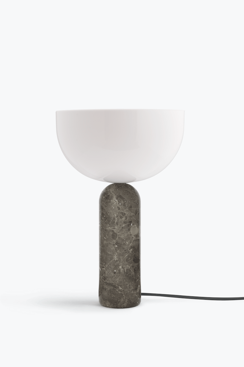 Lampe Kizu x marbre Gris du Marais - LARGE - Maison Caldeira