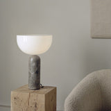 Lampe Kizu x marbre Gris du Marais - LARGE - Maison Caldeira